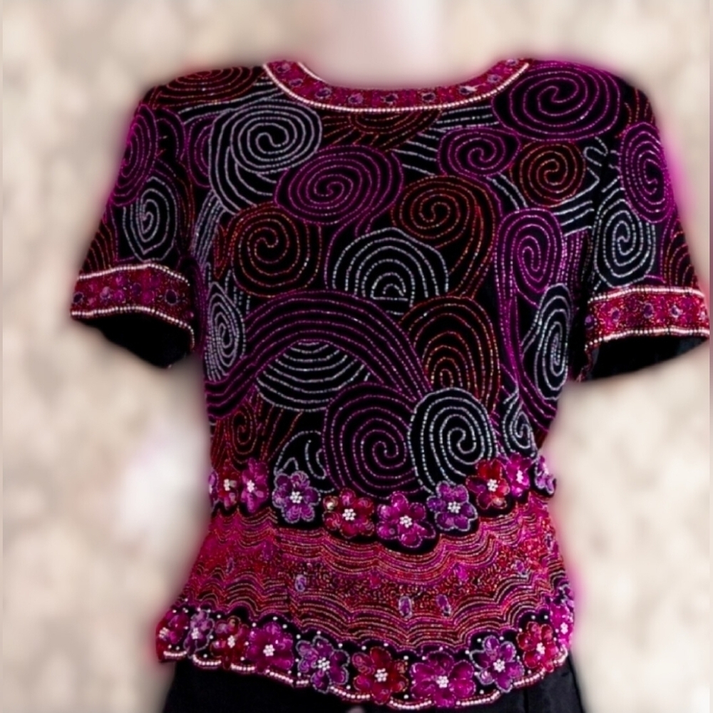 Vintage Sequin Top